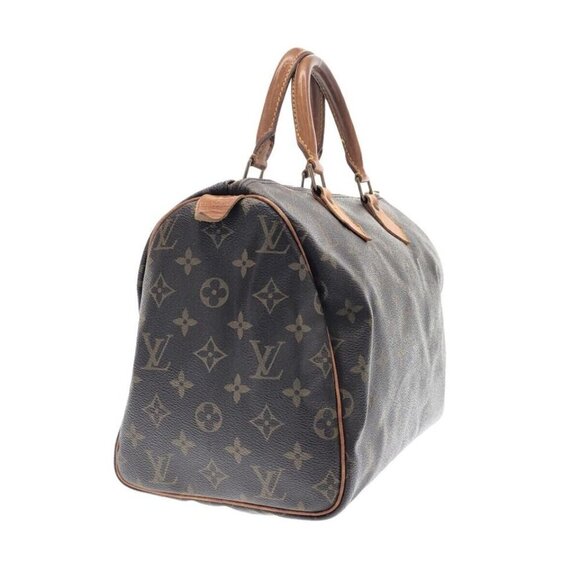 100% Authentic  LOUIS VUITTON Speedy 30 Brown Monogram Hand Bag - Picture 3 of 15